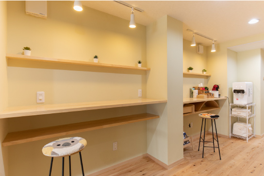 オープンスペース&ハイカウンター